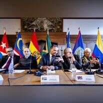 נציגי מדינות "קבוצת האג". | AFP