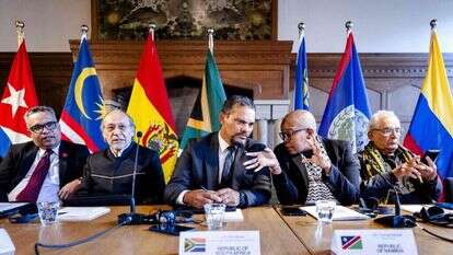 נציגי מדינות "קבוצת האג". | AFP