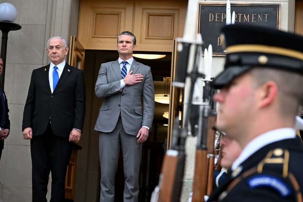 ראש הממשלה בנימין נתניהו נפגש עם שר ההגנה האמריקאי פיט הגסת' בפנטגון, וושינגטון. | אבי אוחיון לע"מ