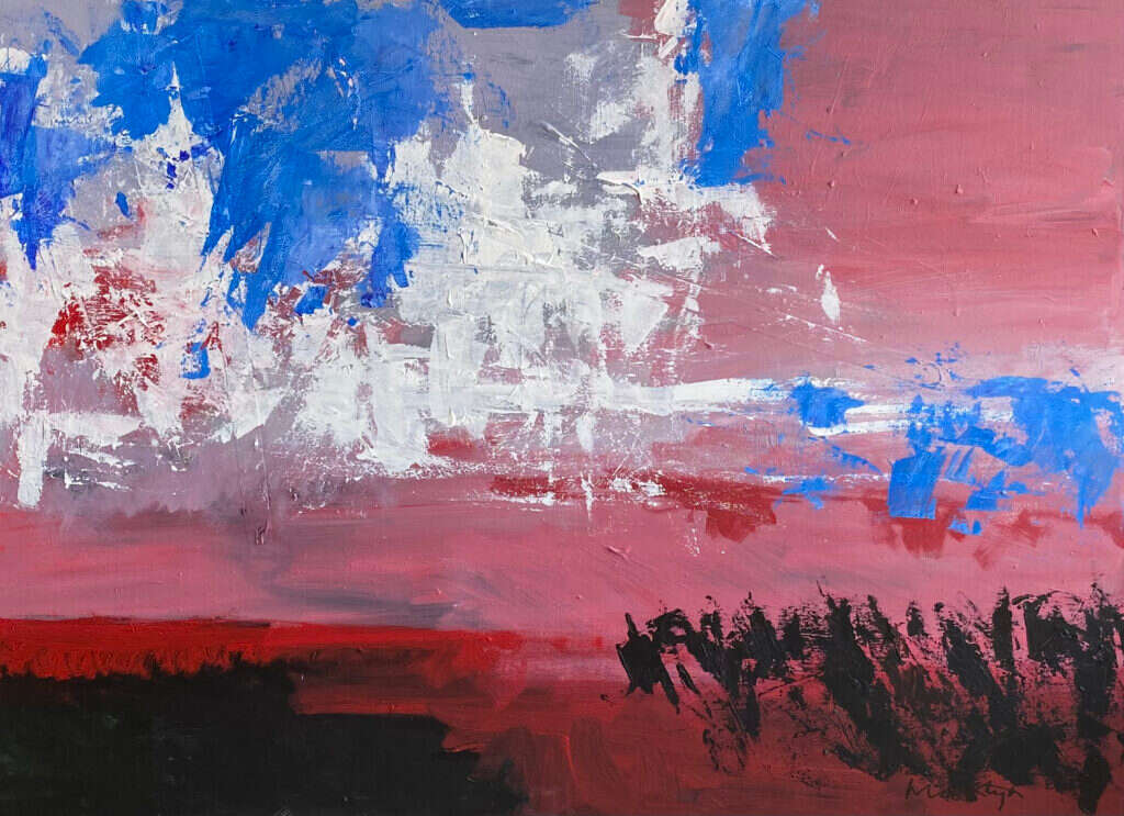 מארק דה קליין, Escape , אקריליק על קנבס, 2024