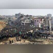 עזה בסוף ינואר. Getty Images