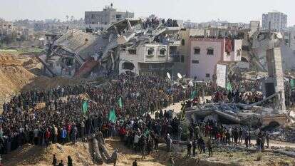 עזה בסוף ינואר. Getty Images עזה בסוף ינואר. Getty Images