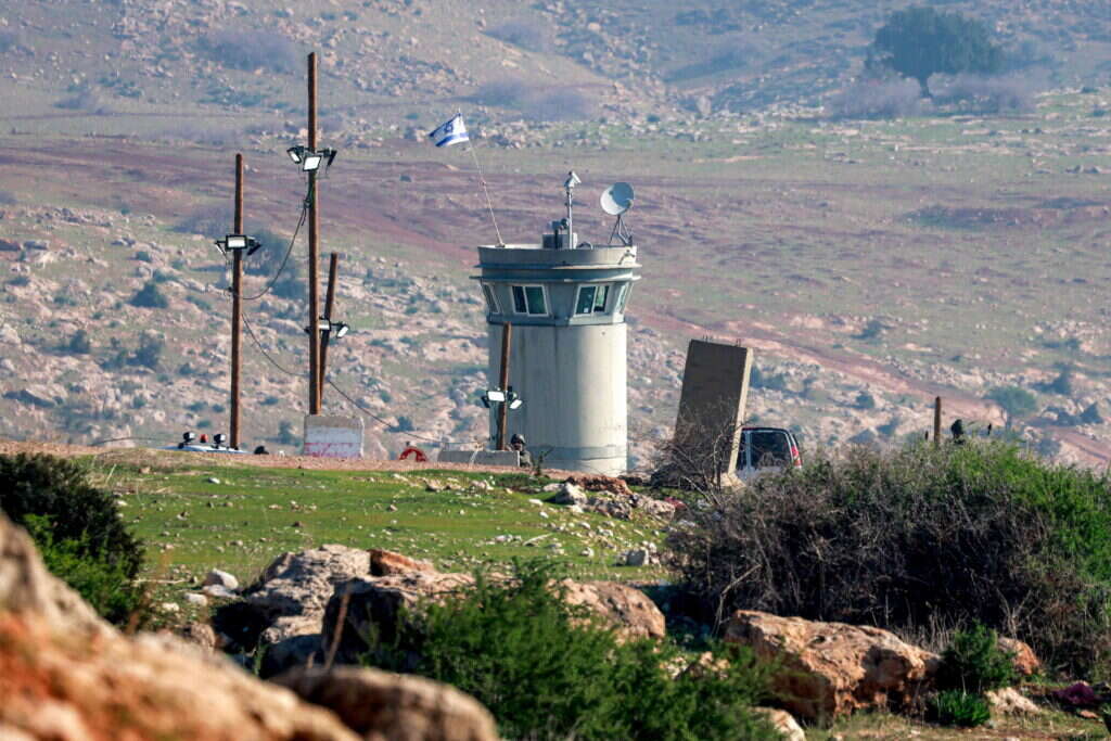 "שעות הבוקר הן השעות הקשות". עמדת הפילבוקס במחסום תייסיר שבזירת הפיגוע, השבוע. | AFP