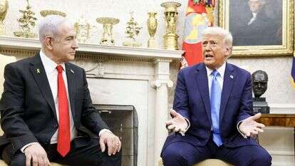 הצהרת טראמפ ונתניהו, השבוע. | EPA