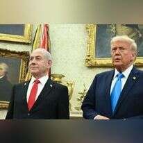 הצהרת טראמפ ונתניהו. | EPA