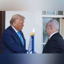 הצהרת טראמפ ונתניהו, השבוע. | EPA הצהרת טראמפ ונתניהו, השבוע. | EPA