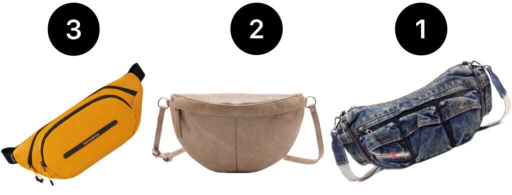 תיקי פאוץ'  1) פאוץ' של דיזל. | יח"צ  2) פאוץ' של גולף.