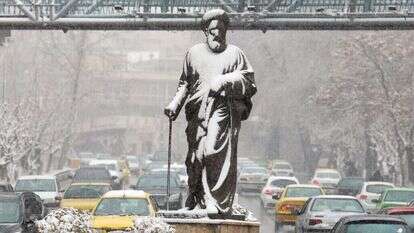 מזג האוויר הקיצוני של החורף באיראן. | EPA