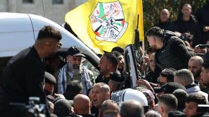 שחרור מחבלים כחלק מעסקת החטופים. | EPA