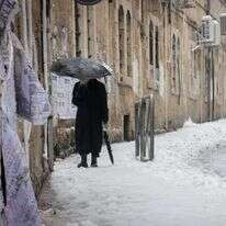 שלג בירושלים, אילוסטרציה. | נתי שוחט - פלאש 90