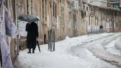 שלג בירושלים, אילוסטרציה. | נתי שוחט - פלאש 90 שלג בירושלים, אילוסטרציה. | נתי שוחט - פלאש 90