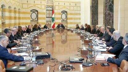 ממשלת לבנון החדשה מתכנסת לישיבתה הראשונה. | AFP