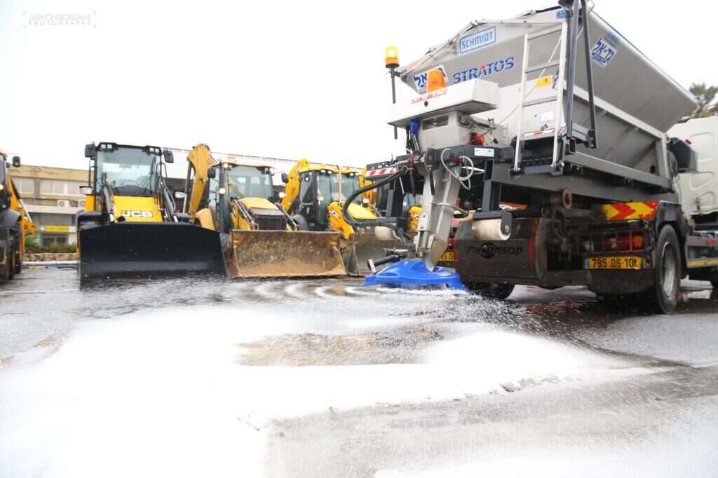 שלג בירושלים. | ארנון בוסאני