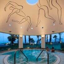 הג'קוזי במתחם הספא של גלי כנרת. | עמית גירון מיתן