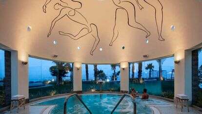 הג'קוזי במתחם הספא של גלי כנרת. | עמית גירון מיתן