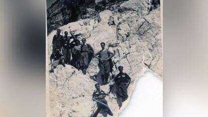 מחנה של תנועת בית"ר בטריפולי, 1933. ה | באדיבות גרשון סתיו מחנה של תנועת בית"ר בטריפולי, 1933. ה | באדיבות גרשון סתיו