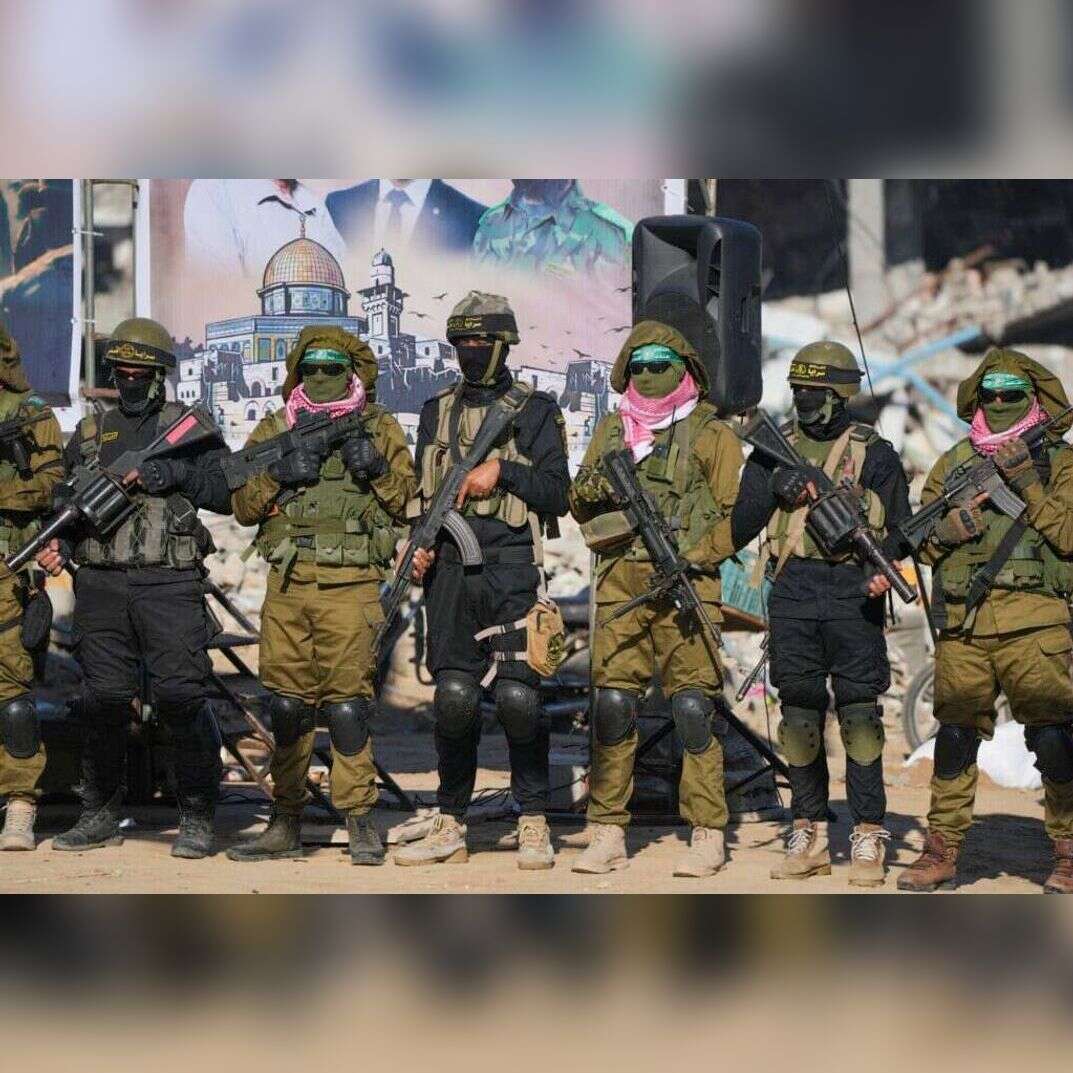 מחבלי חמאס וג'יהאד איסלאמי בעזה, ארכיון | AP