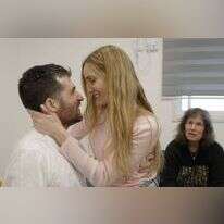 החטוף שגיא דקל־חן ואשתו אביטל, אחרי השחרור. | דובר צה"ל