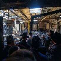 בית הכנסת "עדת ישראל" במלבורן שהוצת בחודש דצמבר 2024. | AFP