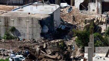 כוח צה"ל במחנה הפליטים טולכרם. | AFP