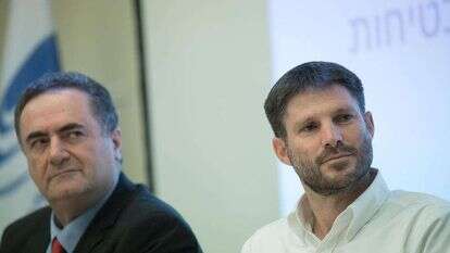 ישראל כץ ובצלאל סמוטריץ', 2019. | נועם ריבקין פנטון, פלאש 90