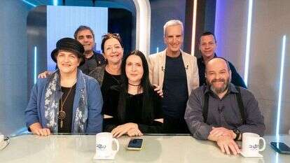 המשתתפים בפאנל לזכר אורי אורבך. | ערוץ משב