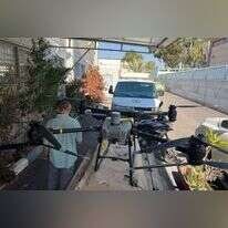 רחפני הברחה שתפסה המשטרה. | דוברות המשטרה