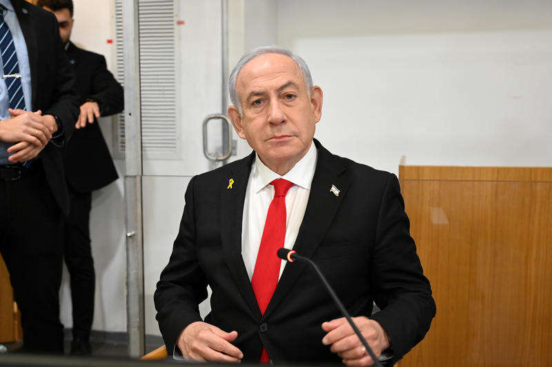 ראש הממשלה בנימין נתניהו בבית המשפט | תמר מסטפי, פלאש 90