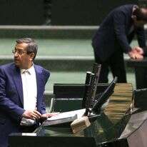 שר הכלכלה האיראני המודח, עבדולנאסר חממתי. | AFP שר הכלכלה האיראני המודח, עבדולנאסר חממתי. | AFP