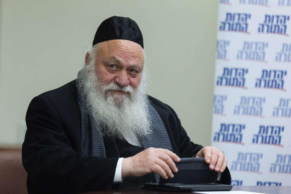 השר יצחק גולדקנופף. | חיים גולדברג, פלאש 90