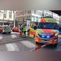 זירת פיגוע הדריסה במרכז העיר מנהיים שבגרמניה, היום. | René Priebe, AP זירת פיגוע הדריסה במרכז העיר מנהיים שבגרמניה, היום. | René Priebe, AP