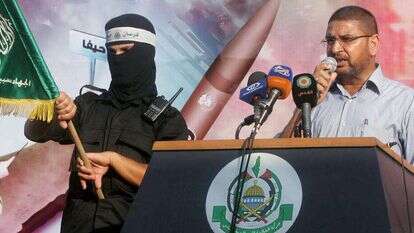 דובר חמאס, סאמי אבו זוהרי | עאבד ראחים חאטיב, פלאש 90