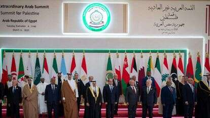 מנהיגי מדינות ערב בפסגה הערבית בקהיר. | EPA
