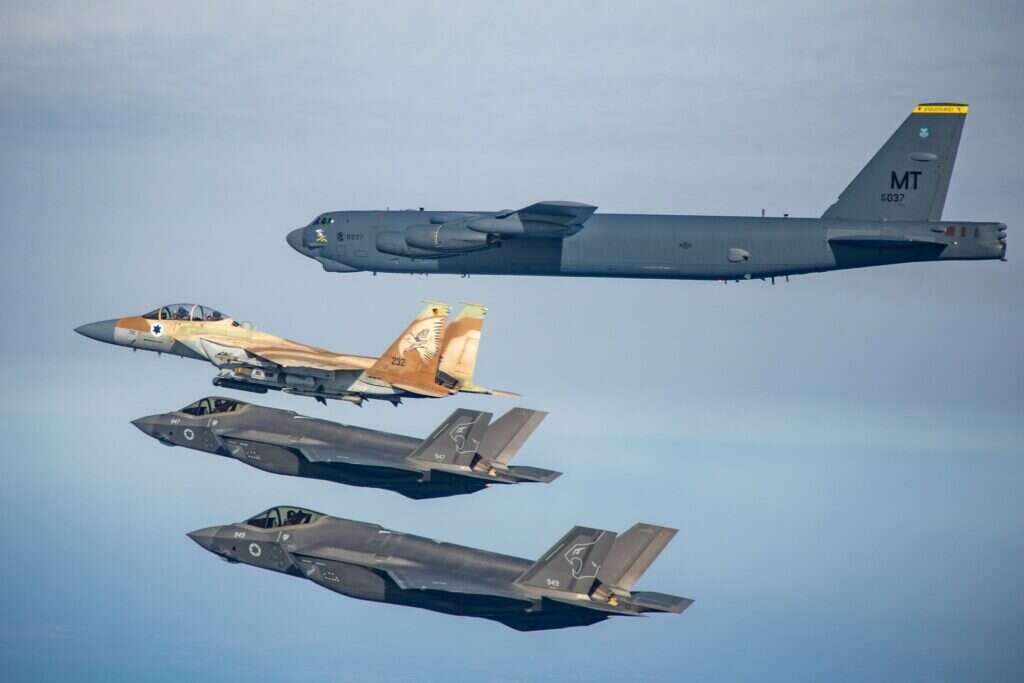 חיל האוויר הישראלי והאמריקני בתרגיל משותף. | דובר צה"ל