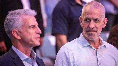 ראש השב"כ רונן בר (מימין), עם ראש המוסד דדי ברנע. | חיים גולדברג, פלאש 90