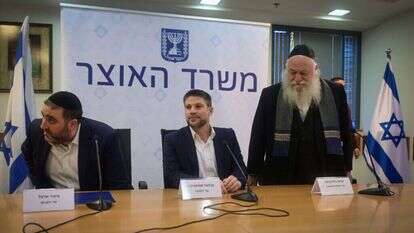 בצלאל סמוטריץ' ויצחק גולדקנופף, בחודש הקודם. | אבשלום ששוני, פלאש 90