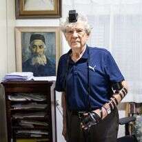 הזהות היהודית חופפת מבחינתו לזהות הליברלית. אהרן ברק. | איציק בלינצקי, באדיבות השבועון החרדי משפחה