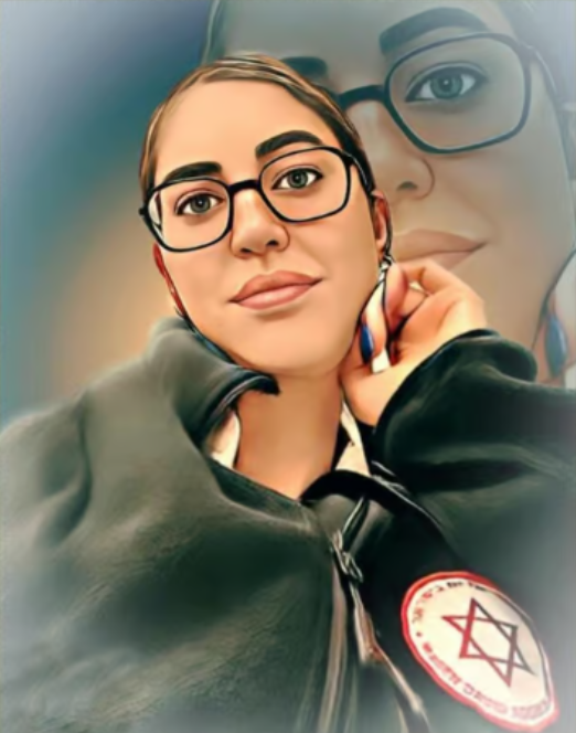 סמ"ר אגם נעים ז"ל. איור מתוך תערוכת "גיבורות ברזל"