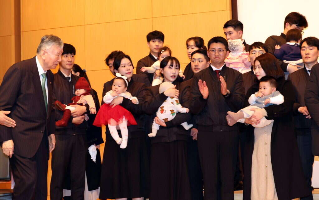 תינוקות שנולדו בקוריאה הדרומית ב-2024. | EPA