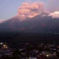 התפרצות הר הגעש פואגו שבגואטמלה. | AFP
