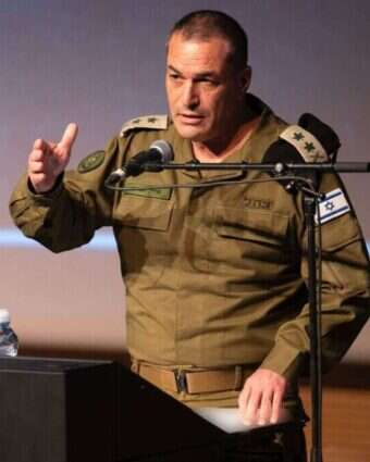 הרמטכ"ל אייל זמיר בשיחה עם מפקדי יחידות מדרגת סא"ל ומעלה. | דובר צה"ל