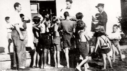 בית היתומים באיזיו, צרפת. ארכיון יד ושם