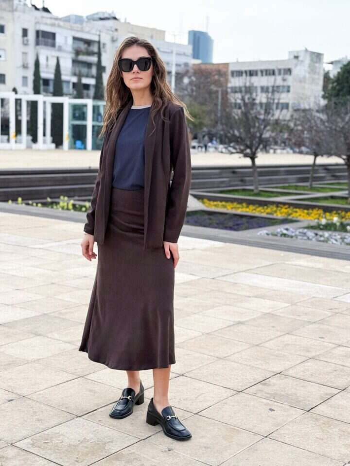 ג׳קט ריי חום-₪199 - יעל אדמוני. | קרן לחמן