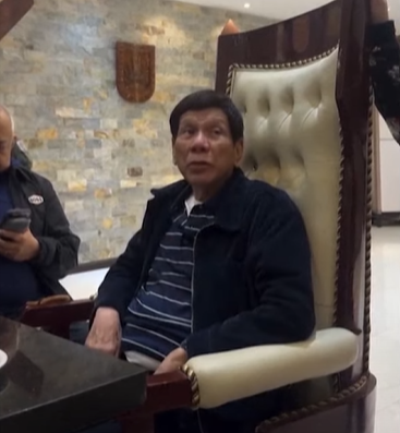 הנשיא לשעבר דוטרטה במעצר. | מסך מיוטיוב