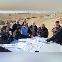 אנשי רשות הבדואים בסיור בנגב, לפני כשבועיים. בחולצה כחולה: יובל תורג'מן. | רשות הבדואים