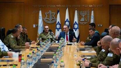השר כץ עם הרמטכ"ל אייל זמיר ופורום מטכ"ל | אריאל חרמוני, משרד הביטחון