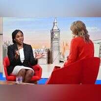 מתוך שידור באולפני BBC. | AFP