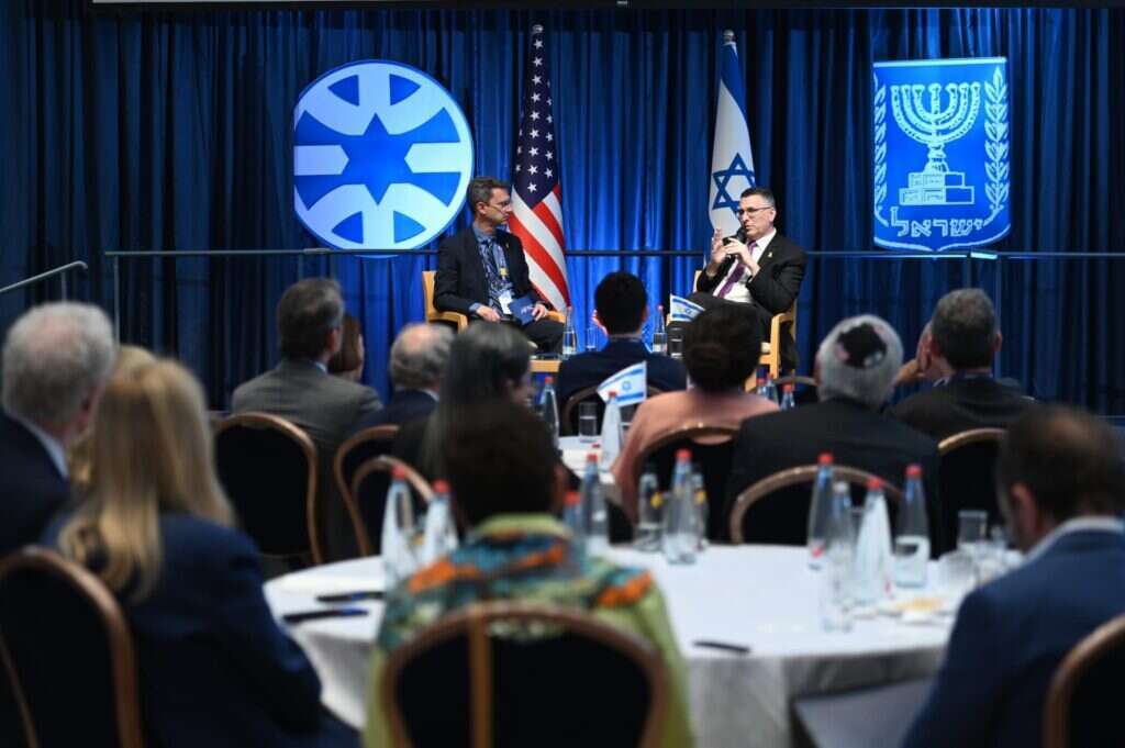 שר החוץ גדעון סער במפגש עם שדולת איפא"ק. | מרדכי גורדון, משרד החוץ