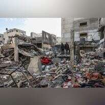 רצועת עזה אחרי תקיפת צה"ל, היום. | עאבד ראחים חאטיב, פלאש 90