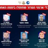 בכירים בחמאס שחוסלו במבצע עוז וחרב. אינפוגרפיקה: דובורת צה"ל ושב"כ